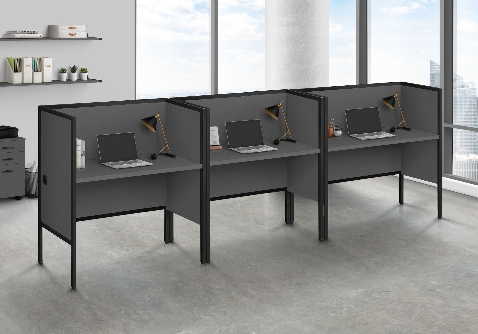 Office Cubicle, Desk, Commercial Grade, Contemporary &amp; Modern
