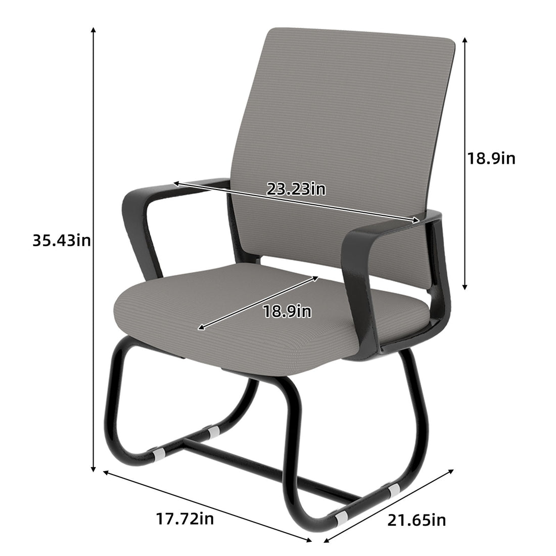 Minimalist Office Chair &amp; Soft Backrest