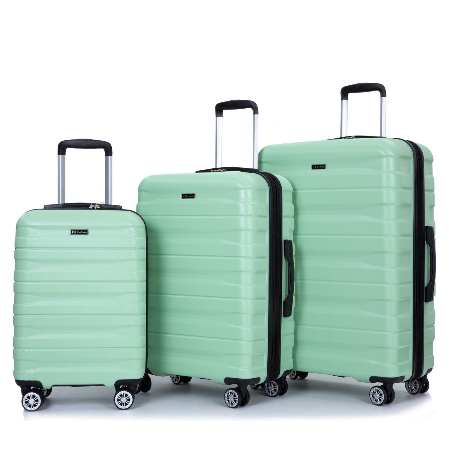 3 Piece Luggage Sets Lightweight &amp; Durable Expandable Suitcase With Two Hooks