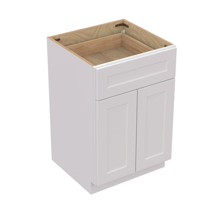 Shaker Base Cabinet With Soft-Close Drawer &amp; Double Doors, Adjustable Shelf