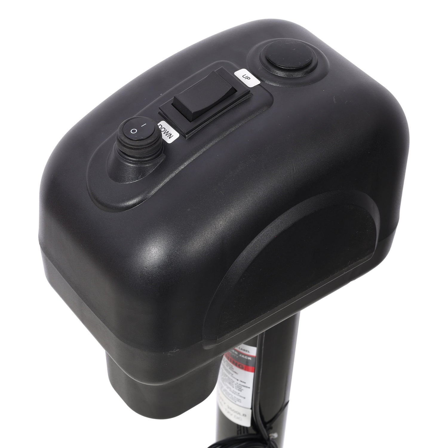 Electric Power Tongue Jack 3500Lbs Capacity With Waterproof Cover For RV Trailer &amp; Camper, 12V Dc - Black