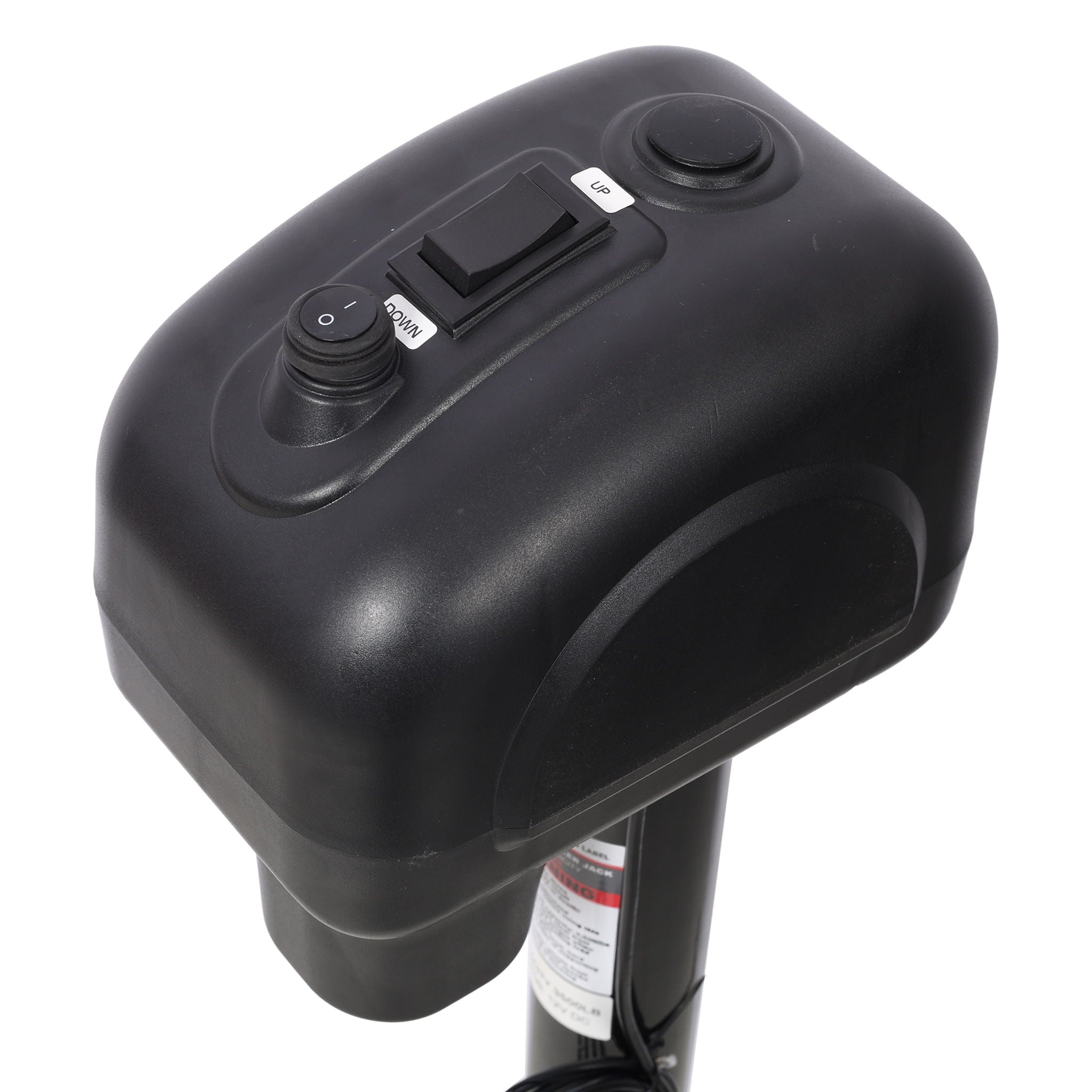 Electric Power Tongue Jack 3500Lbs Capacity With Waterproof Cover For RV Trailer &amp; Camper, 12V Dc - Black