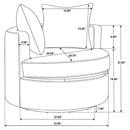 Quinn - Swivel Accent Chair