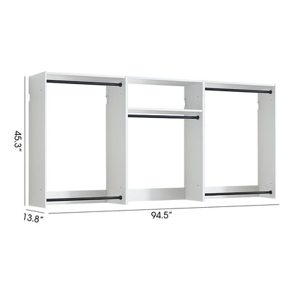 Devi - Wall Mounted Wood Closet System &amp; Modular Design