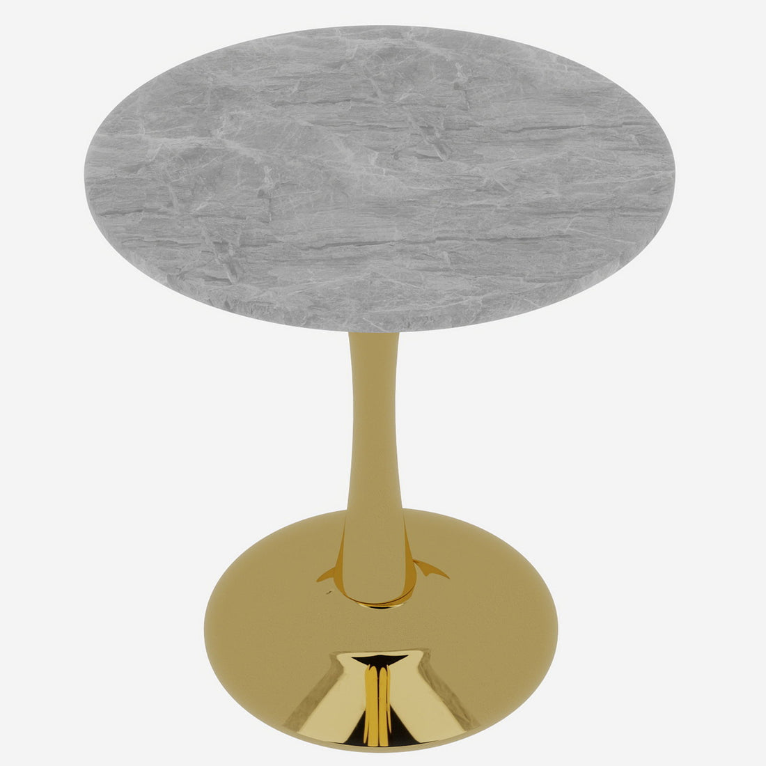 Coffee Table With Round Top For Living Rooms - Golden