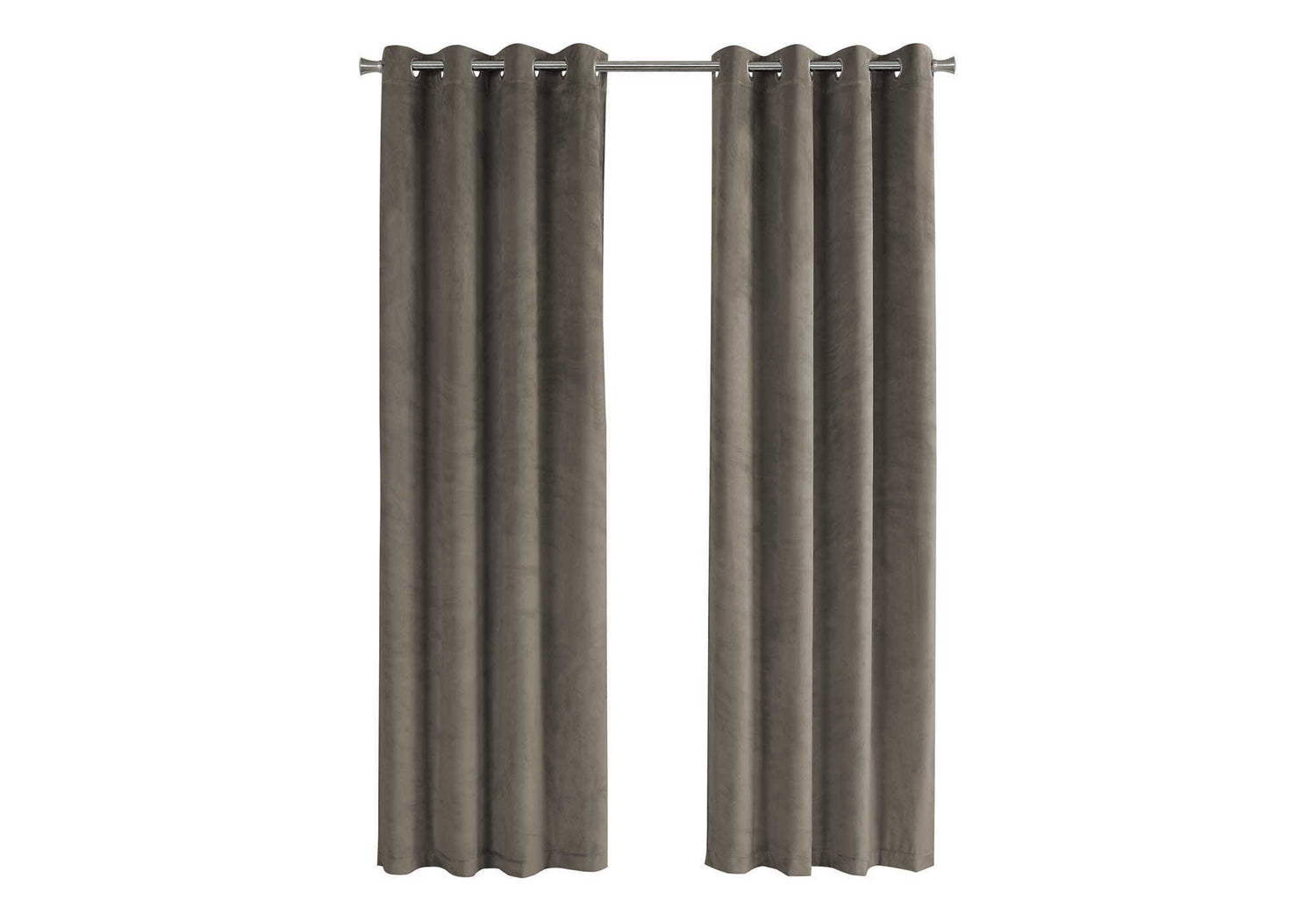 2 Pieces Set, Curtain Panel, Room Darkening, Grommet, Contemporary &amp; Modern