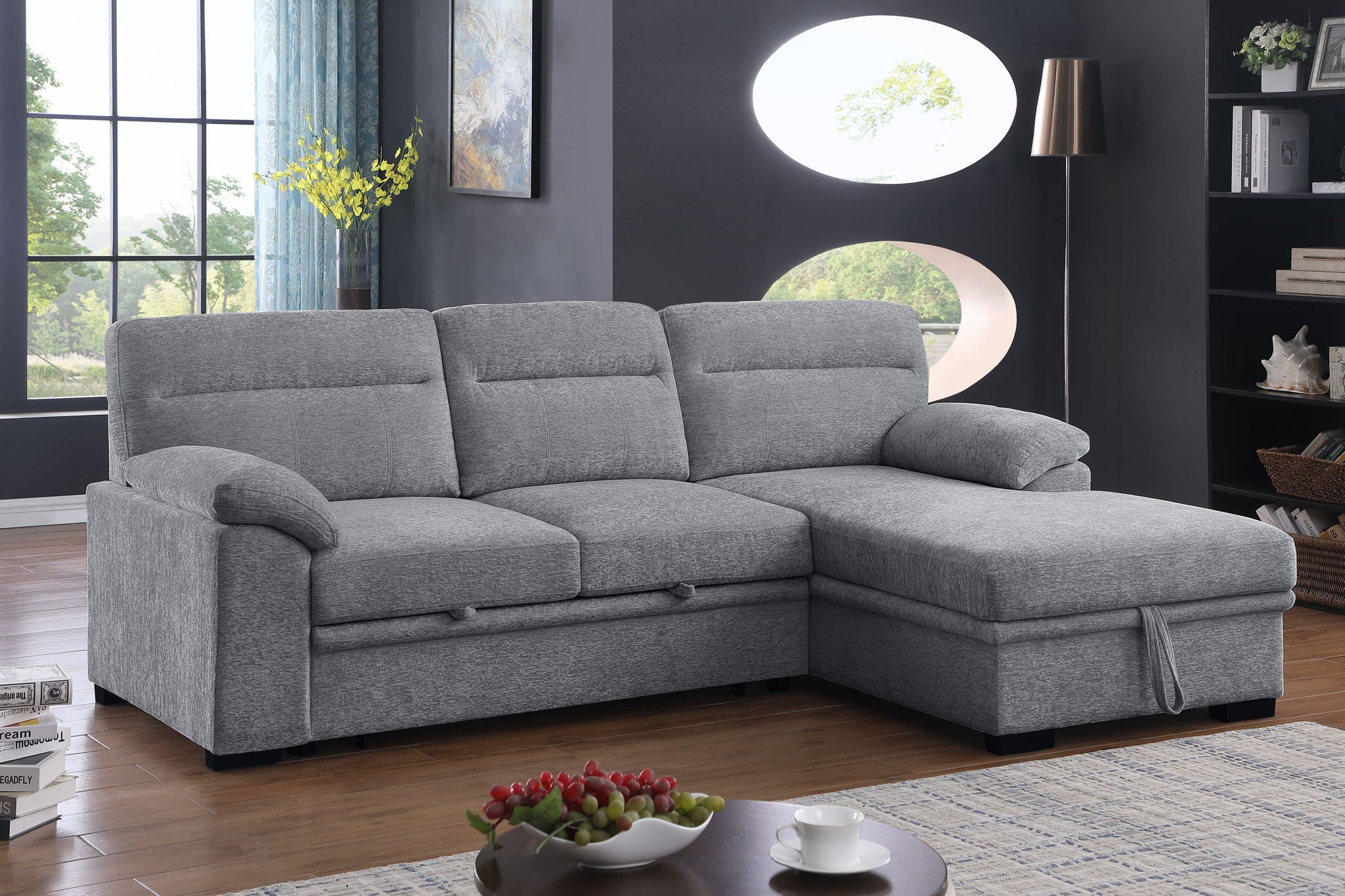 Kipling II - 92.5&quot; Sleeper Sectional Sofa