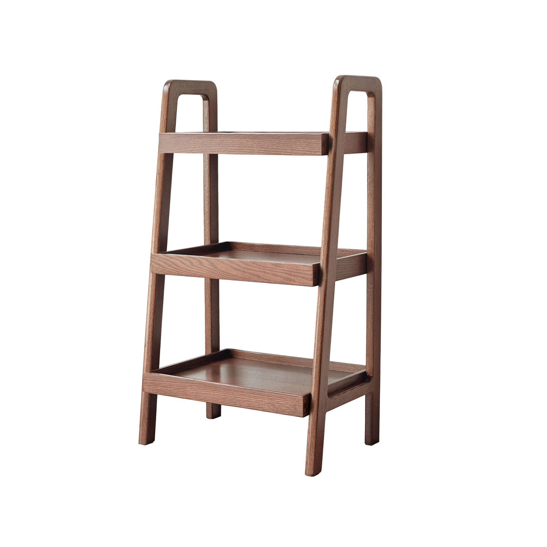 Premium Storage Organizer, 3-Tier Beech Shoe Rack For Entryway, Living Room - Walnut