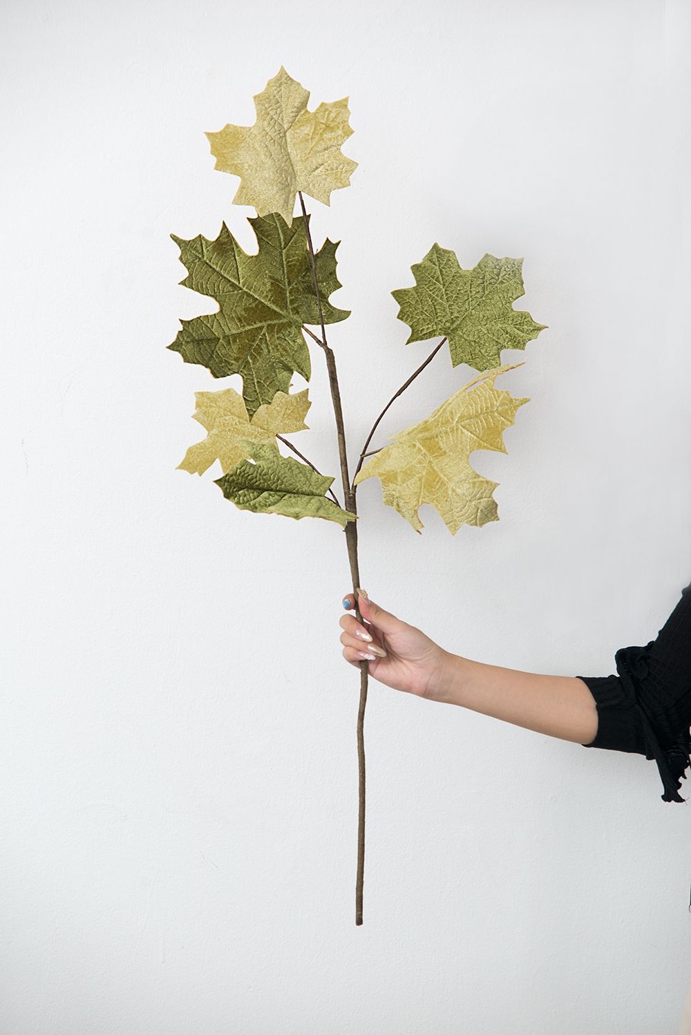 Paper Maple Leaf Spray, Botanicals Decor For Harvest Festival Fall Festival &amp; Thanksgiving Table Decorations