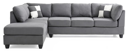 Malone - Versatile Sectional - Gray