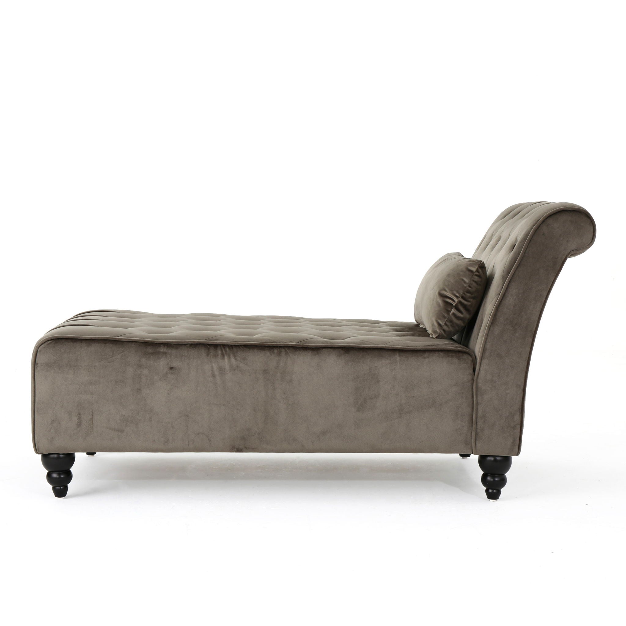 Ethereala - Upholstered Chaise Lounge With Button Tufted
