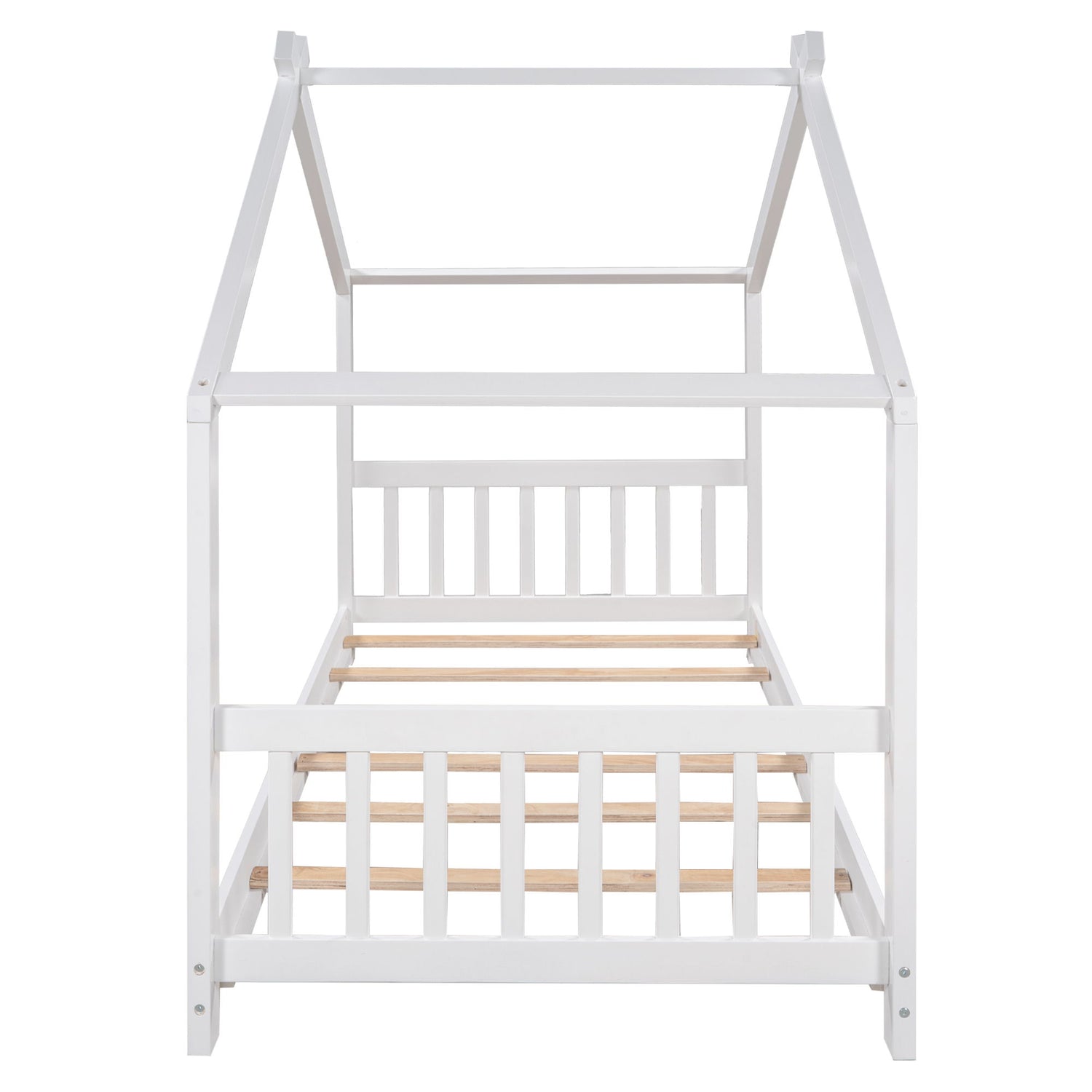 House Platform Bed With Headboard And Footboard, Roof Design