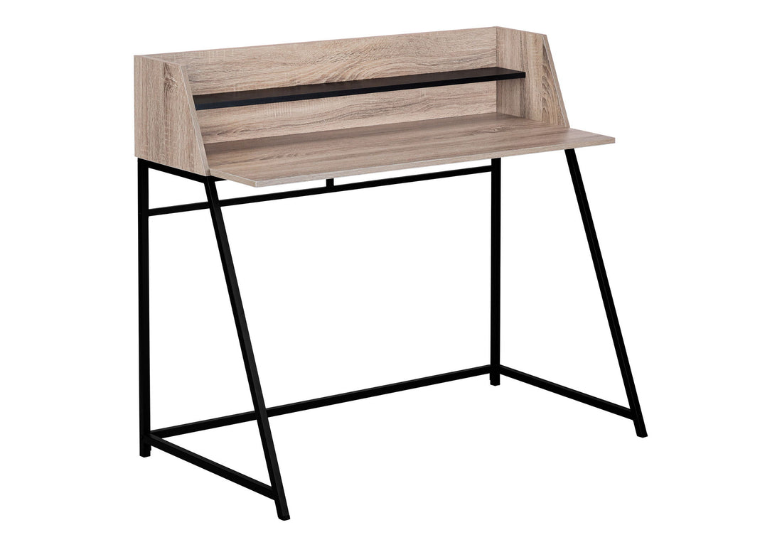 Computer Desk For Home Office Laptop, Storage Shelves, Contemporary &amp; Modern