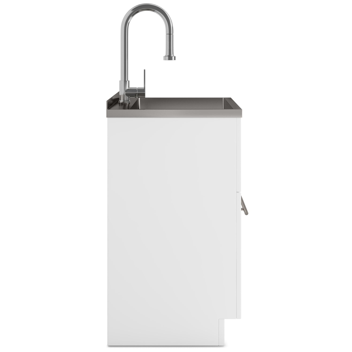 Metro - Laundry Cabinet &amp; Faucet And Stainless Steel Sink