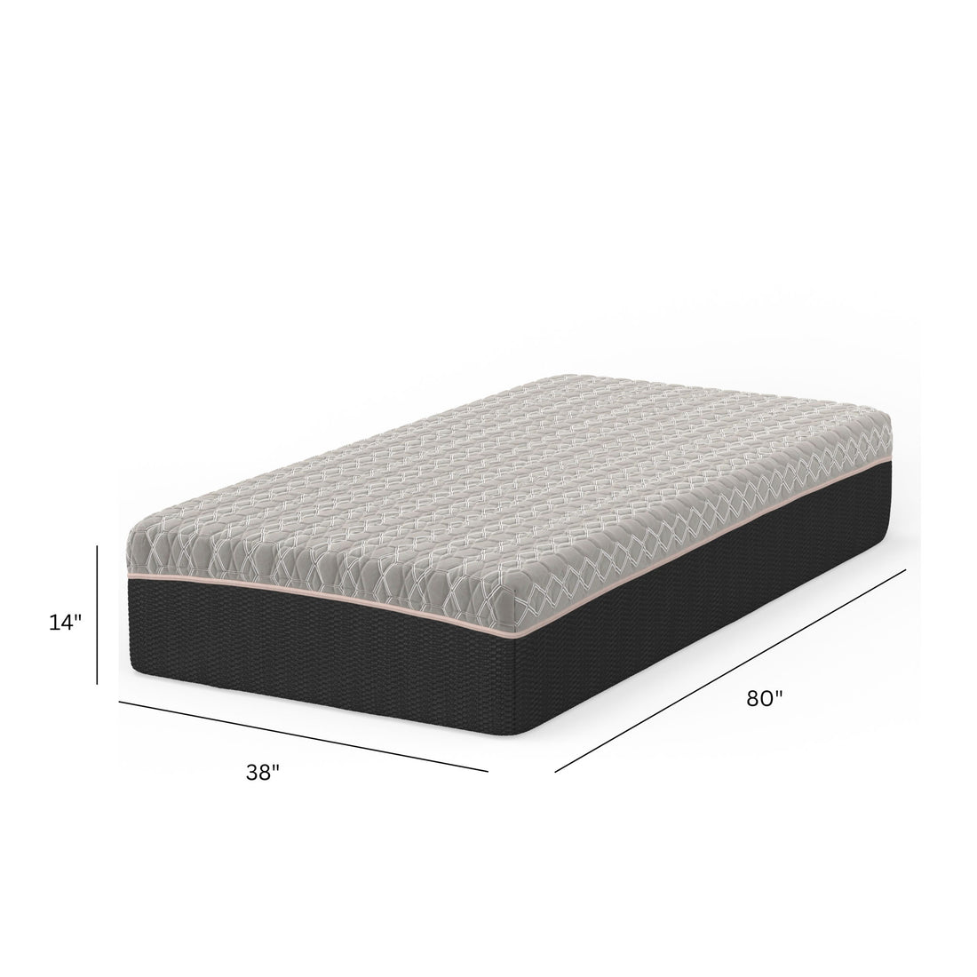 Copper Lux Hybrid - 14&quot; Mattress With Copper Infused Contouring Memory Comfort Layer And Supportive Coil System