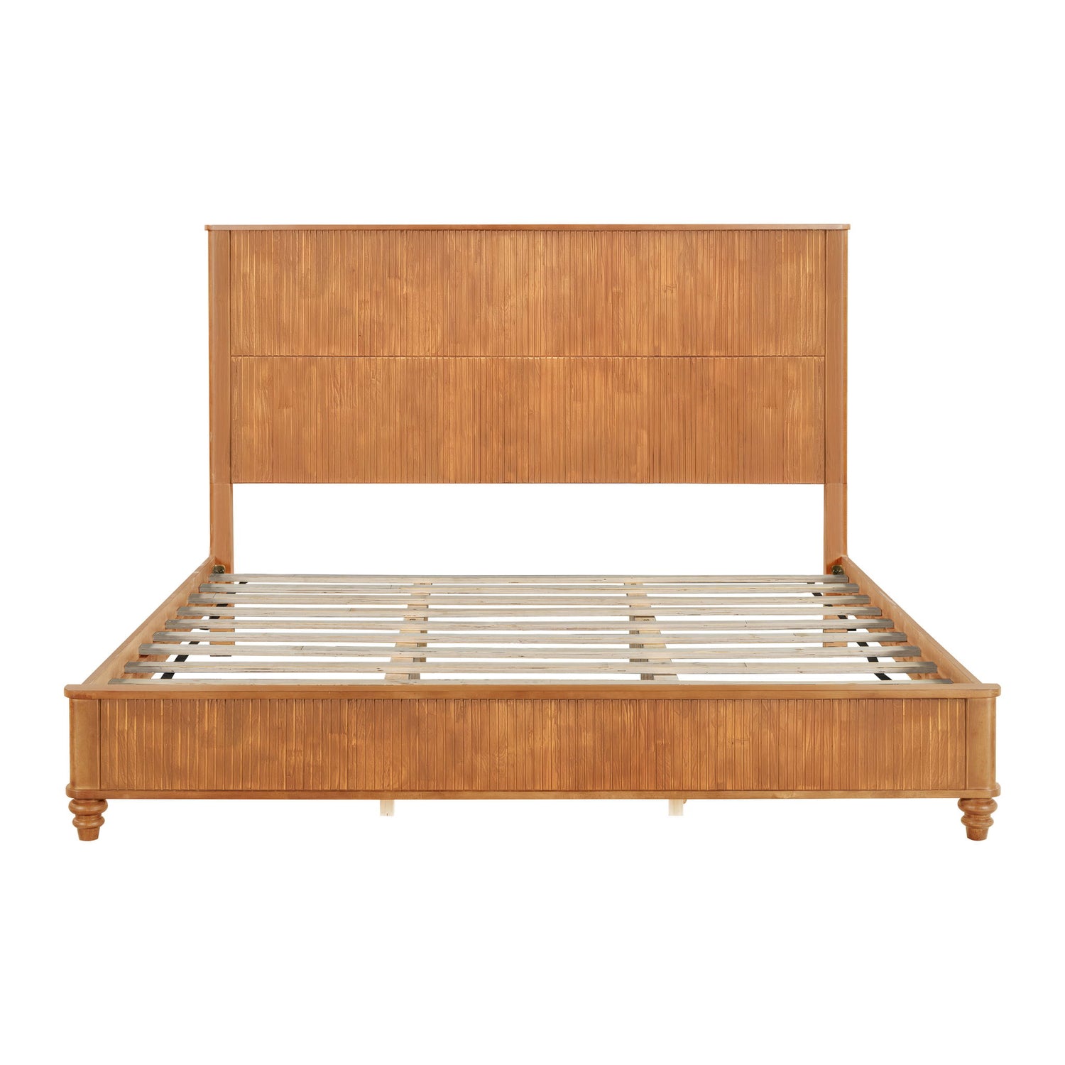 Platform Bed Frame With Tall Headboard