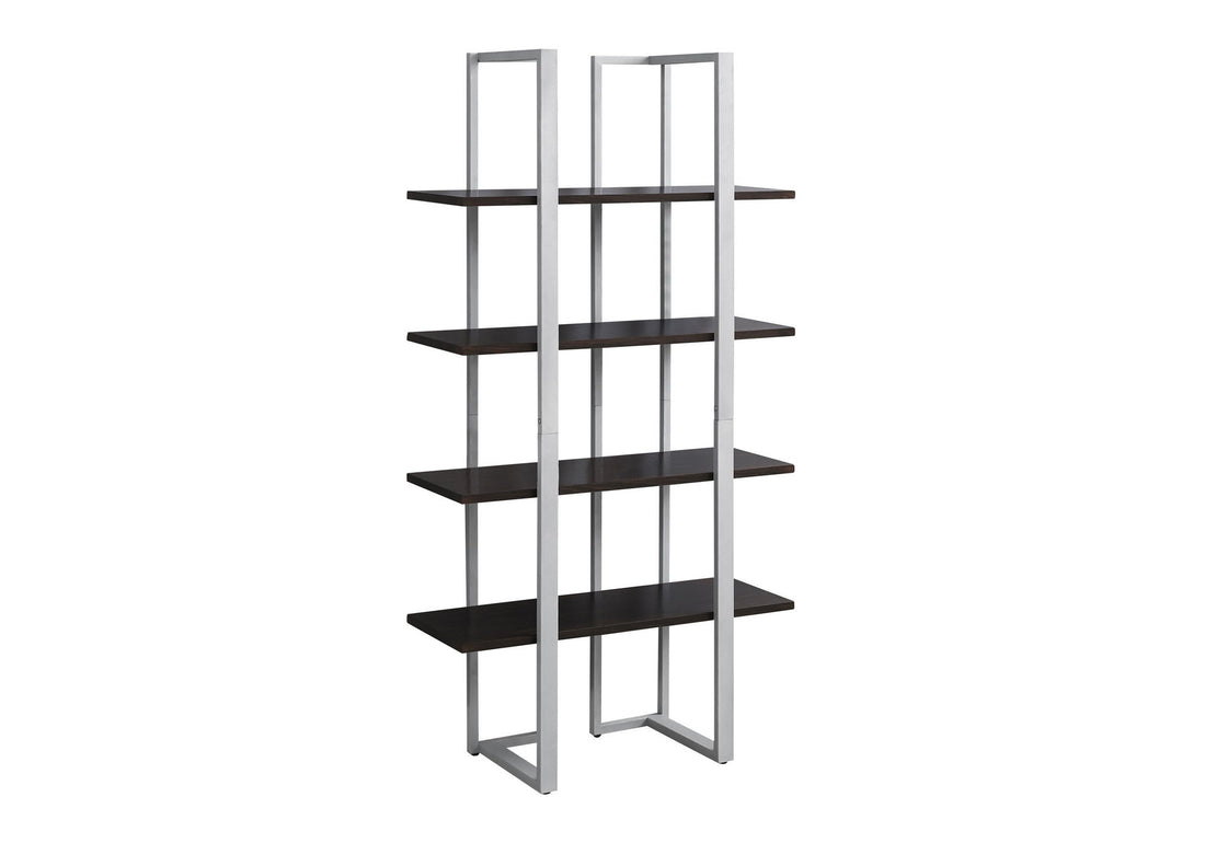 Bookshelf, Bookcase, Etagere, 4 Tier, Office, Contemporary &amp; Modern
