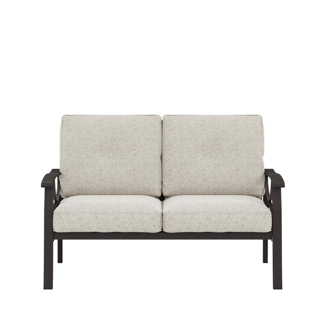 All-Weather Loveseat 2 Seats Sofa With Cushions