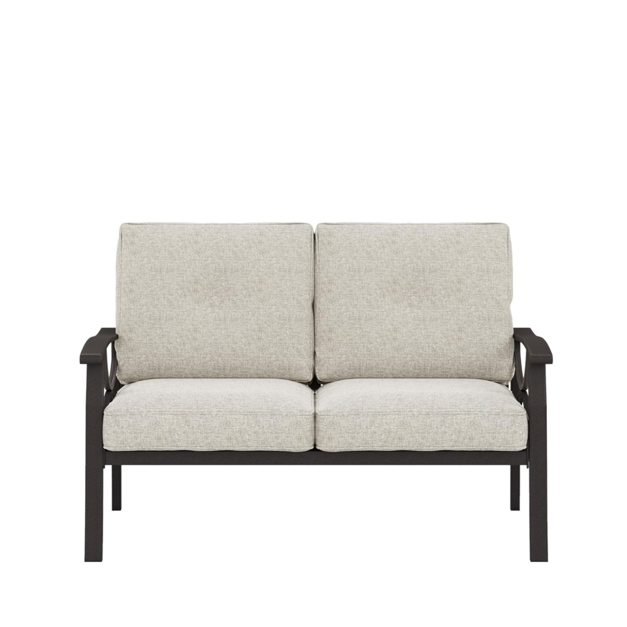 All-Weather Loveseat 2 Seats Sofa With Cushions