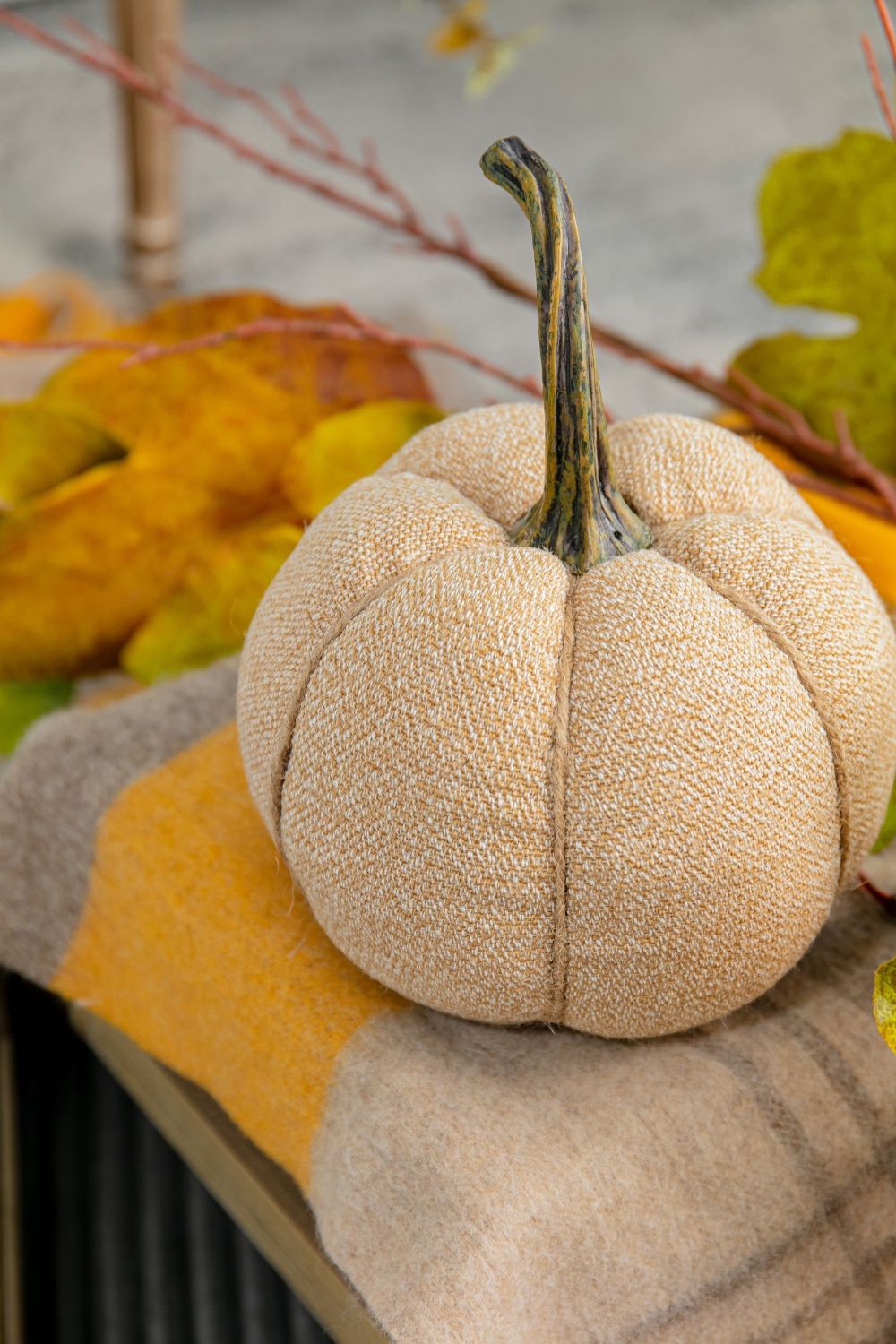 Weighted Pumpkin Ornament Decor For Holiday Harvest Festival Fall Festival &amp; Thanksgiving