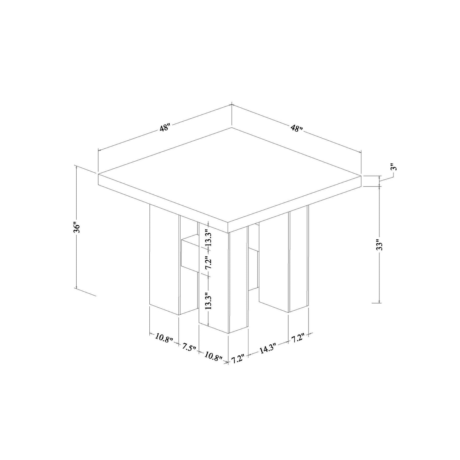 Mikha - Bar Table And 4 Bar Stools