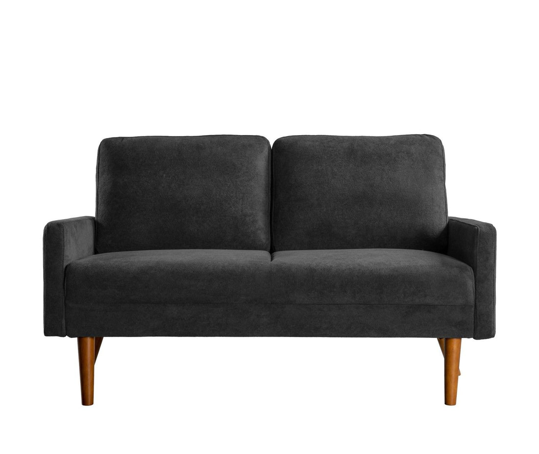 Loveseat Sofa, European Style With Sleek Design, Modern &amp; Vintage Flair, Upholstered 2 Seater Couch