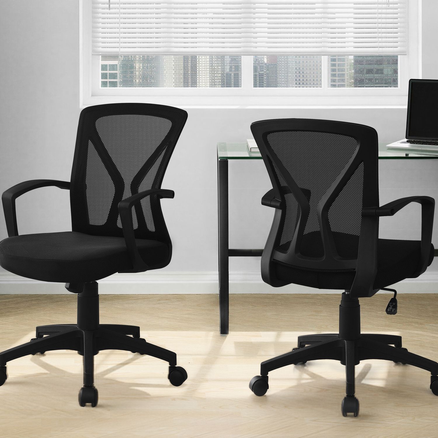 Office Chair, Adjustable Height, Swivel, Ergonomic, Mesh, Contemporary &amp; Modern