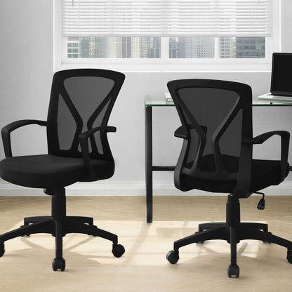 Office Chair, Adjustable Height, Swivel, Ergonomic, Mesh, Contemporary &amp; Modern