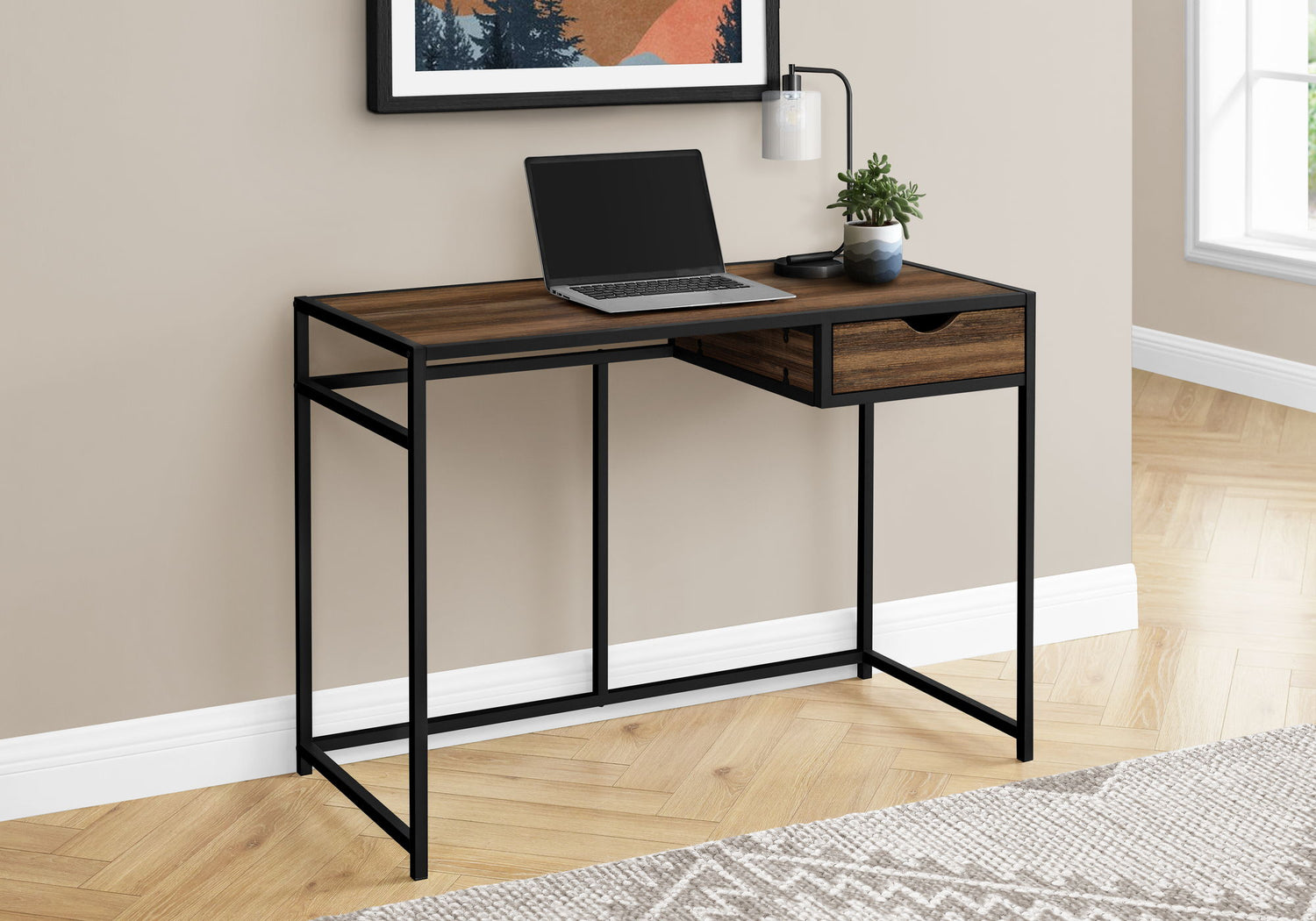 Computer Desk For Home Office, Laptop, 1 Storage Drawer, Contemporary &amp; Modern