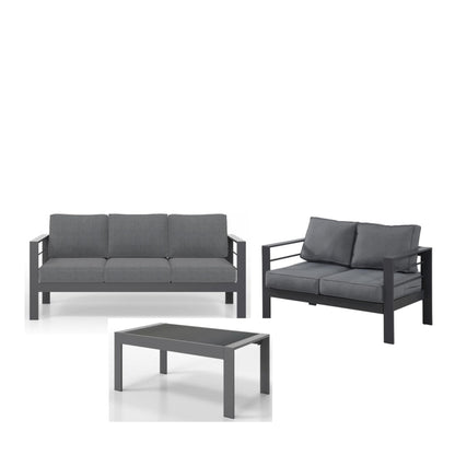 Outdoor Patio Set, All-Weather With Thick Cushions