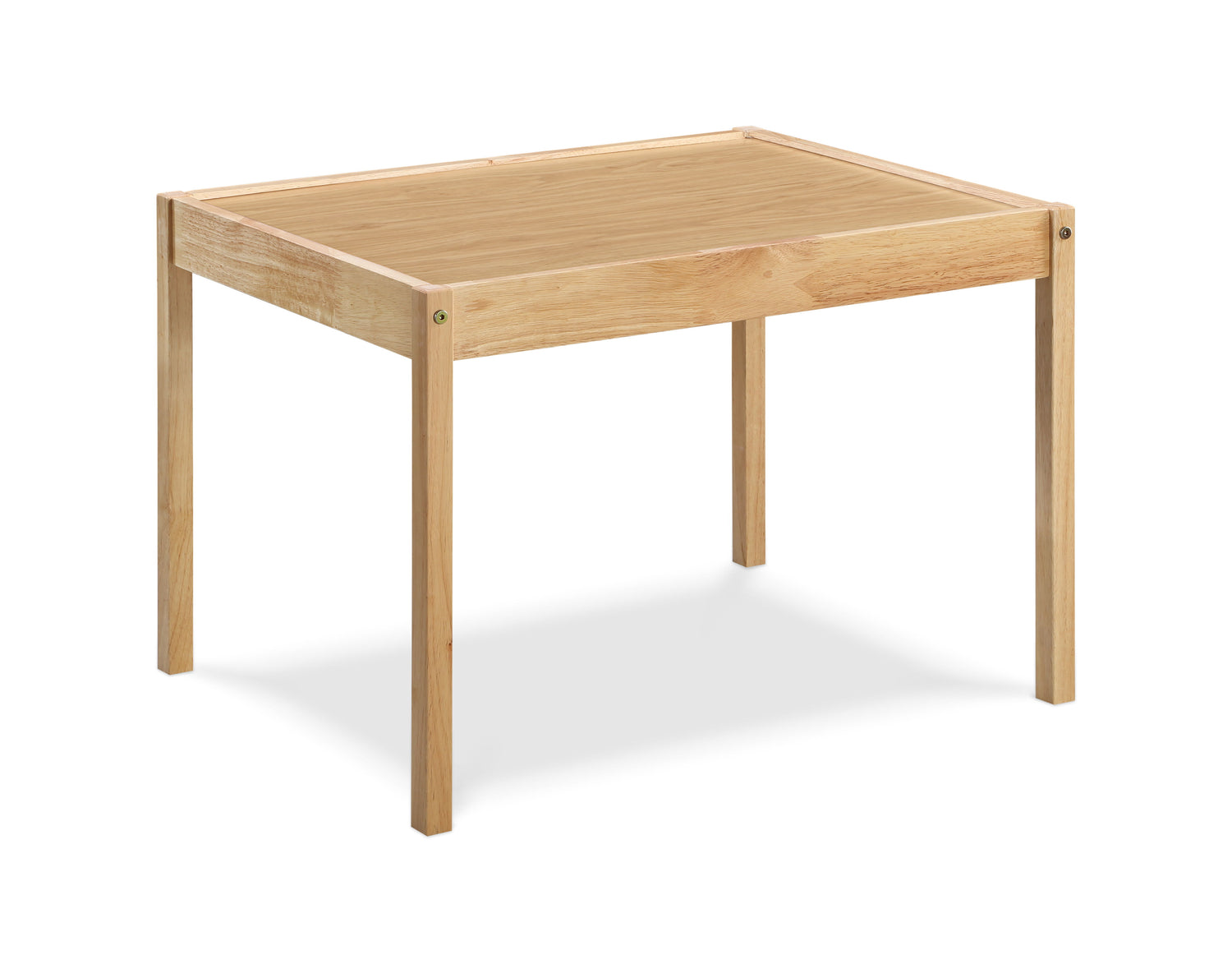 Della - 3 Piece Solid Wood Kids Table &amp; Two Chair Set - Natural