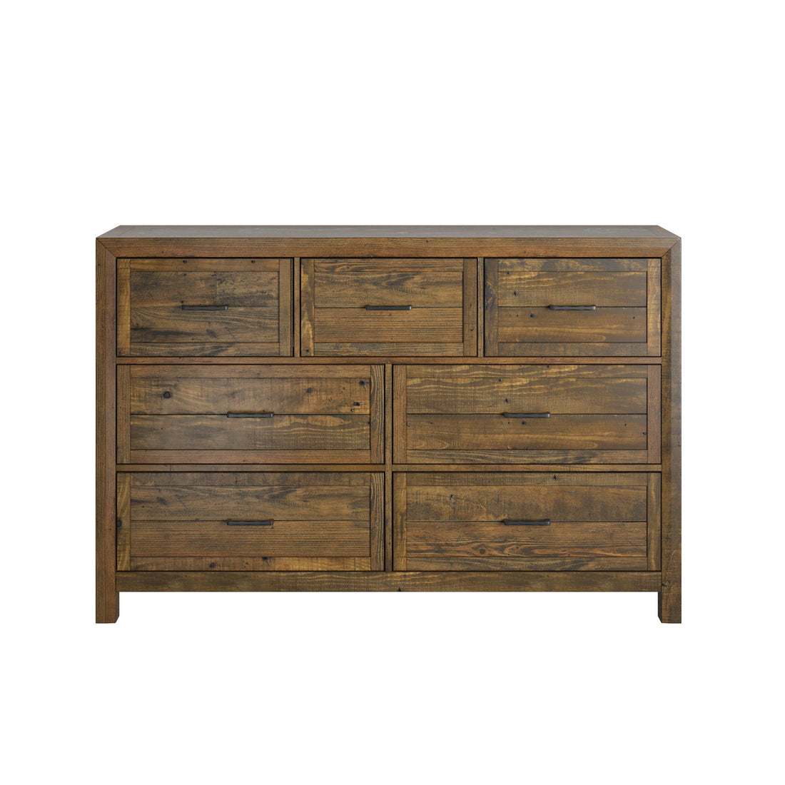 7 Drawer Dresser - Brown