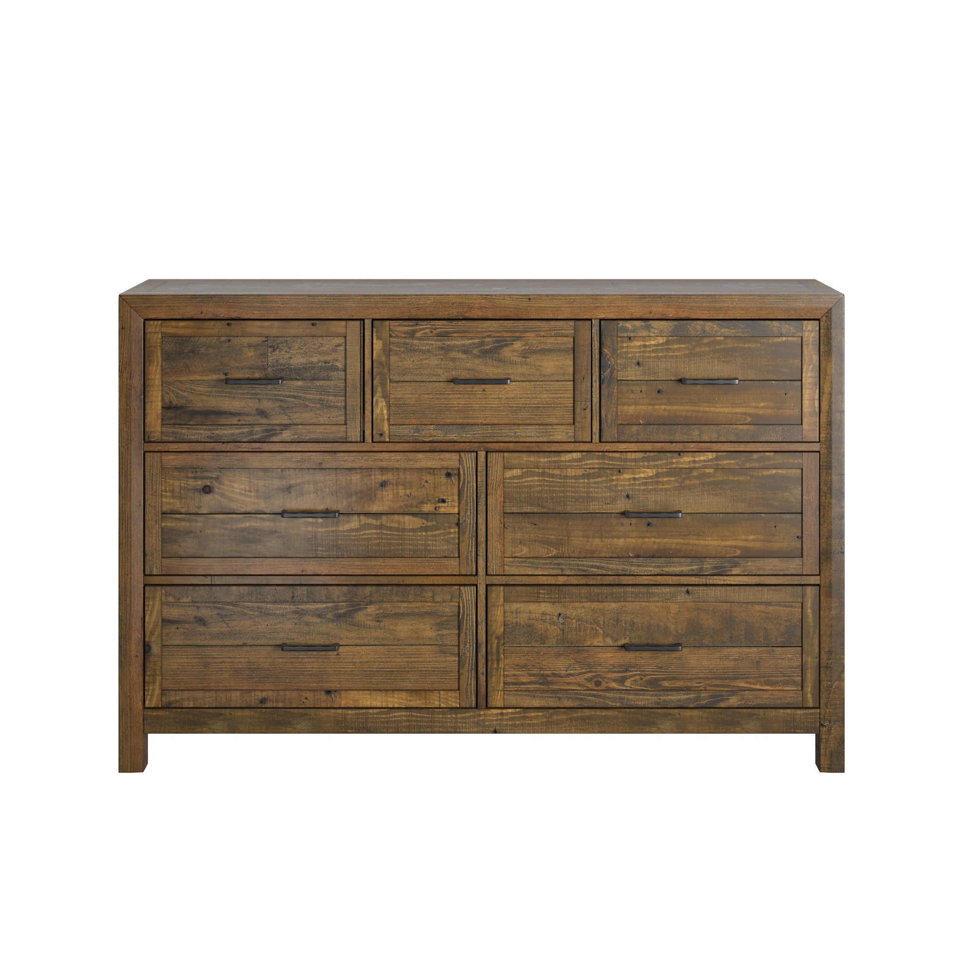 7 Drawer Dresser - Brown