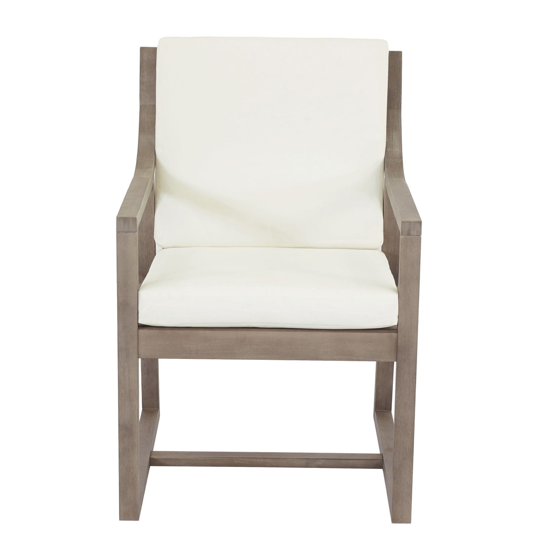 Outdoor Chair Set With Frame And Cushion For Patio - Brown