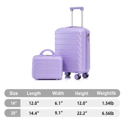 Spinner Luggage Set With Combination Lock