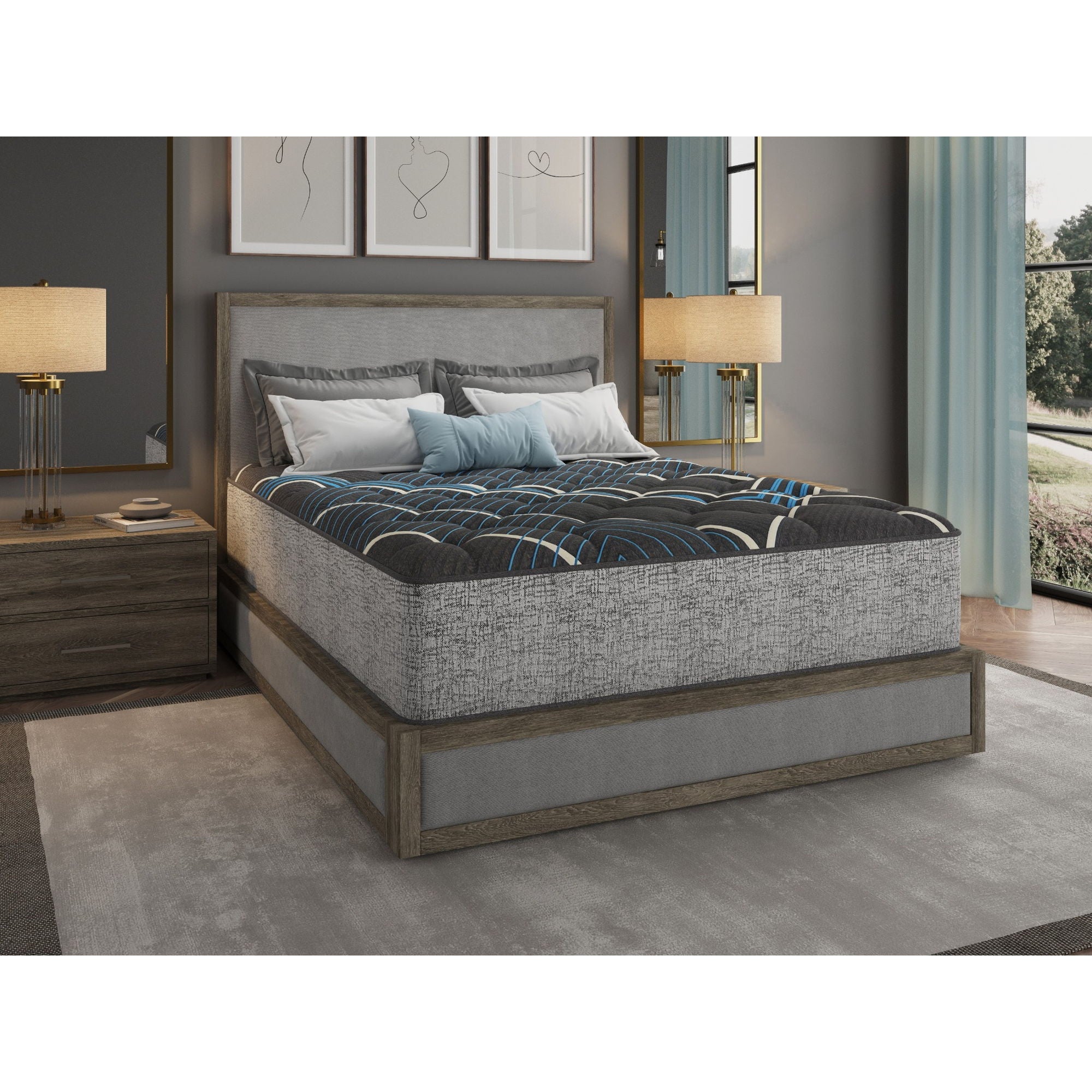 Comfort Care - 14&quot; Hybrid Mattress With Individual Pocketed Coil, Medium Comfort