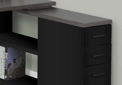 Computer Desk, Home Office, Corner, Left, Right Set - Up, Storage Drawers, L Shape, Laptop, And Contemporary &amp; Modern