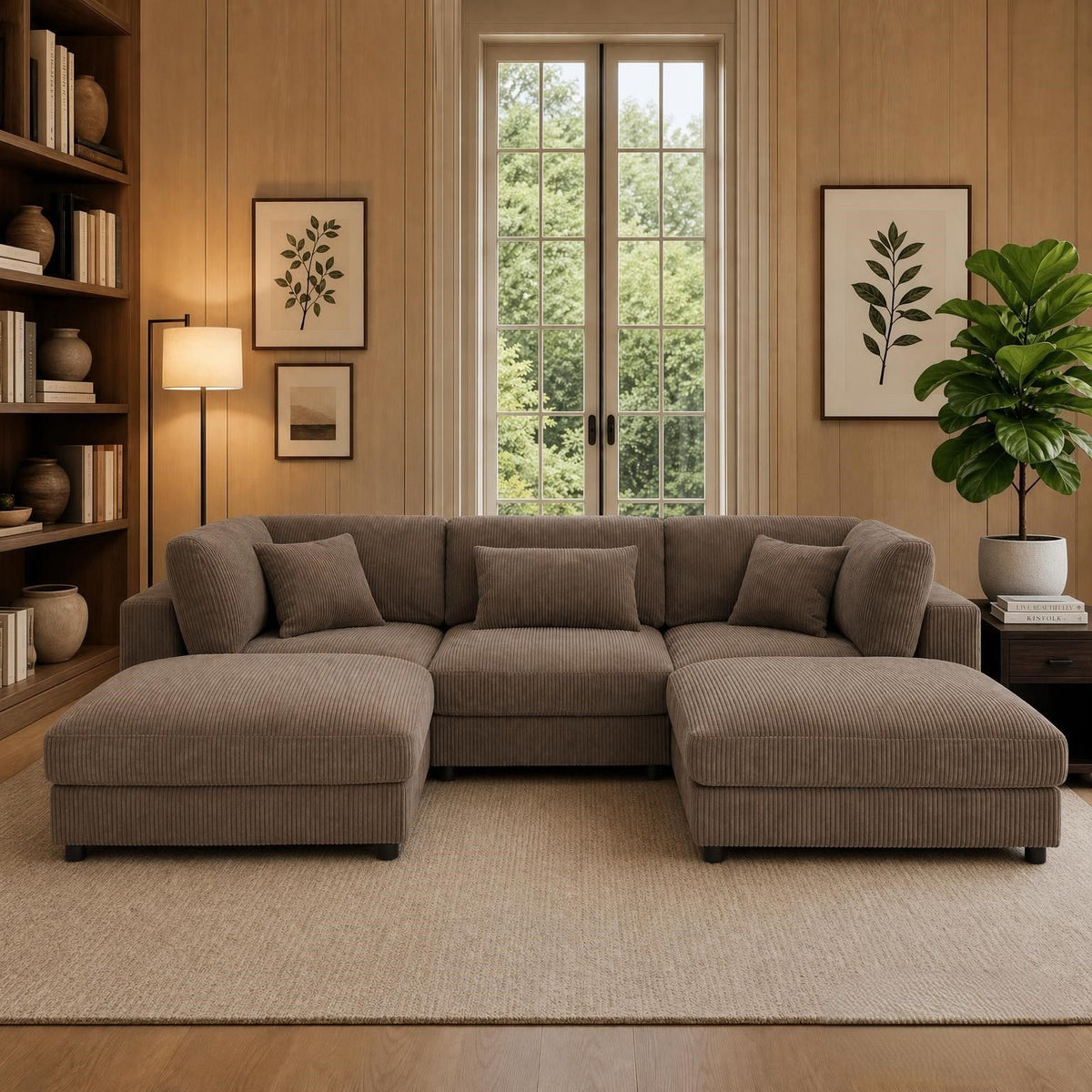 Modular Sectional &amp; Custom Configuration, Toss Pillows