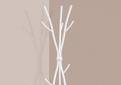 Coat Rack, Hall Tree, Free Standing, 11 Hooks, Entryway, Contemporary &amp; Modern
