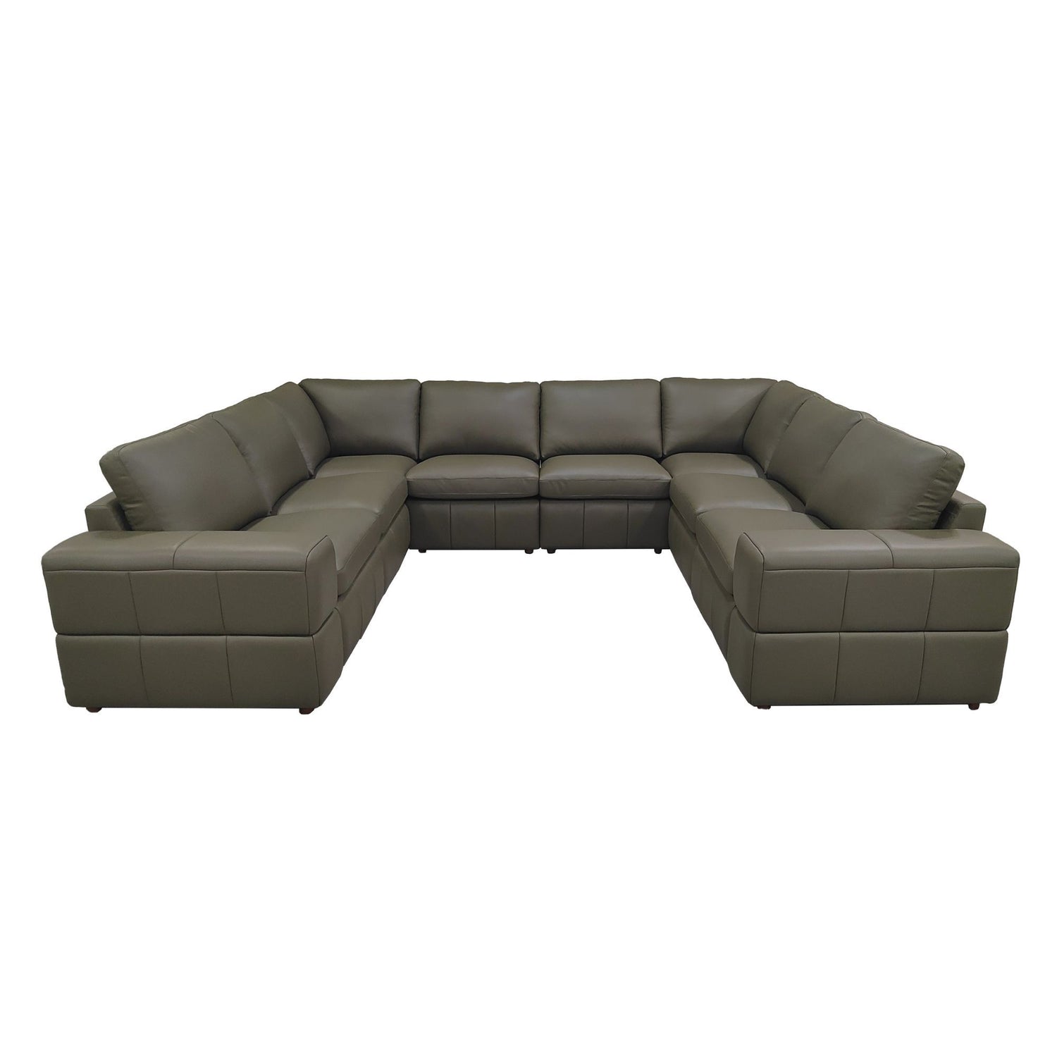 Modern Sectional Sofa With Large Square Arms