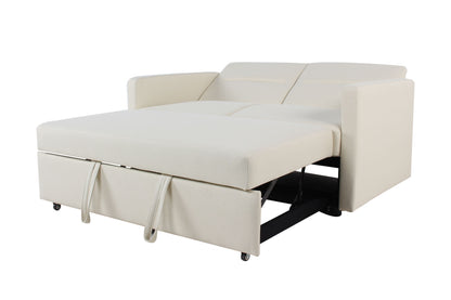 Sleeper Pull Out Loveseat Couch With Adjustable Backrest
