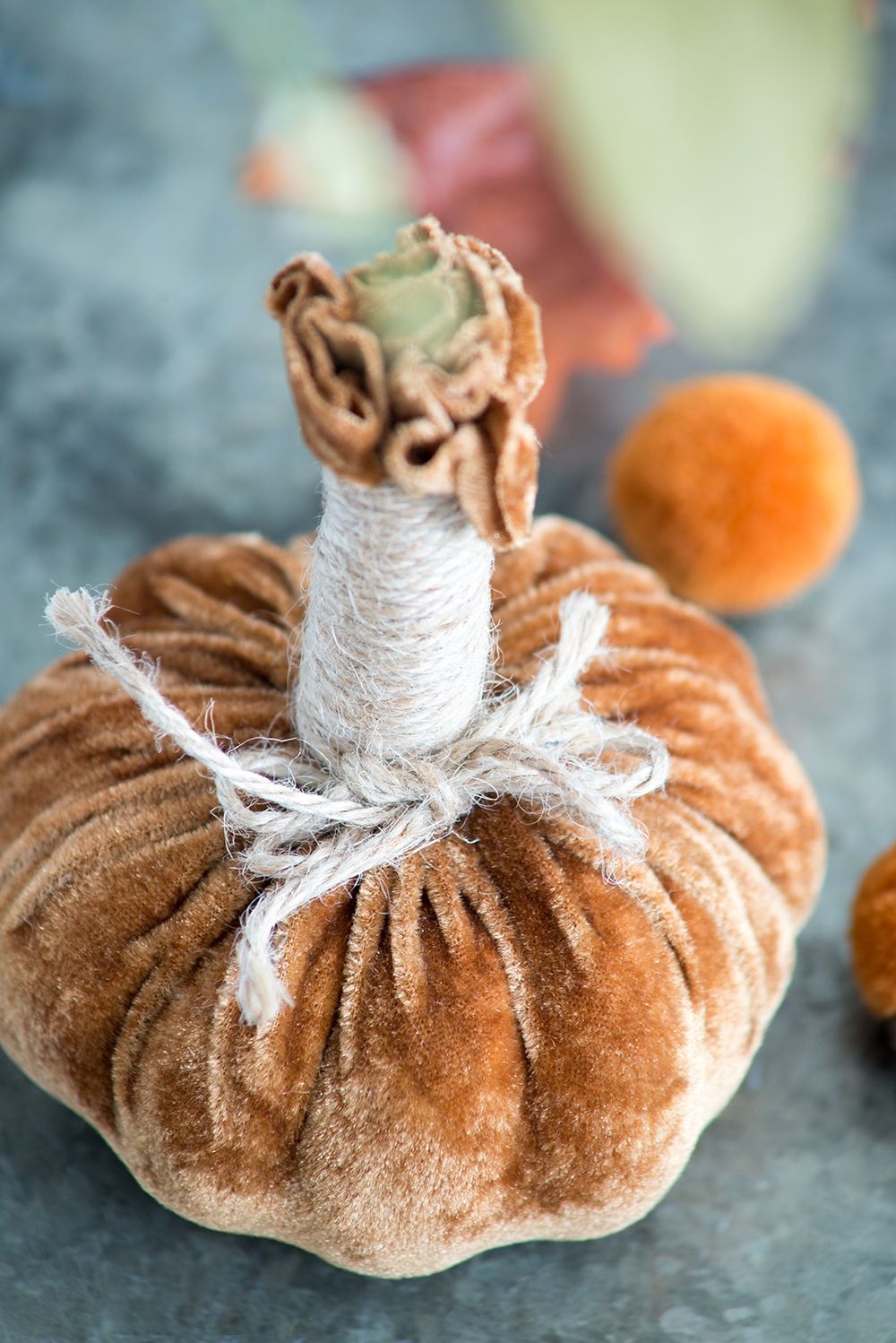 Pumpkin Ornament For Holiday Harvest Festival Fall Festival &amp; Thanksgiving (Set of 6)