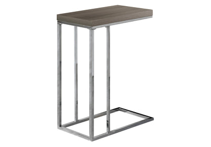 Accent Table, C - Shaped, Tempered Glass, Stylish Design Contemporary &amp; Modern