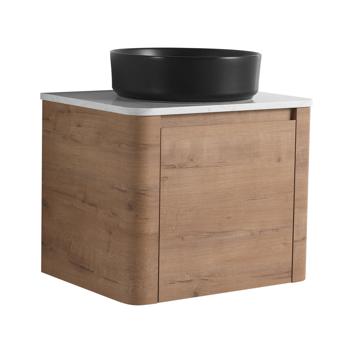 Wall Mounted Bathroom Vanity &amp; Art Sink &amp; 1 Soft Close Door