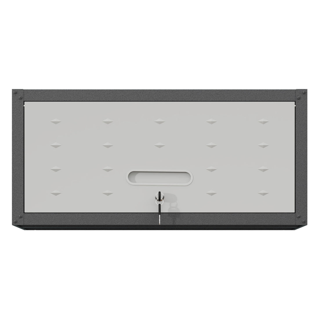 Heavy Duty Metal Wall Mounted Tool Storage Cabinet Steel Metal Garage Storage Cabinet - Black / Gray