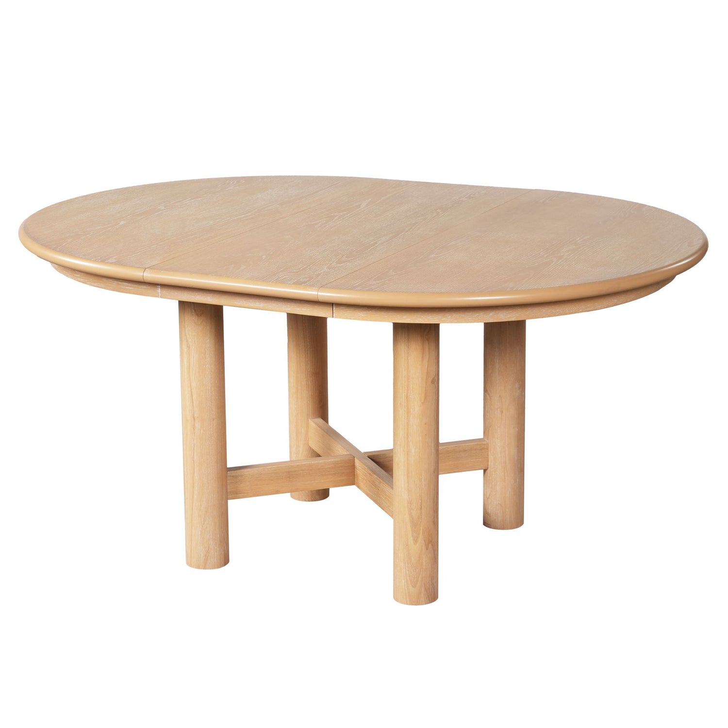 Extendable Oval Dining Table With Leaf