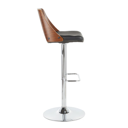 Valencia - Mid Century Modern Adjustable Barstool &amp; Swivel