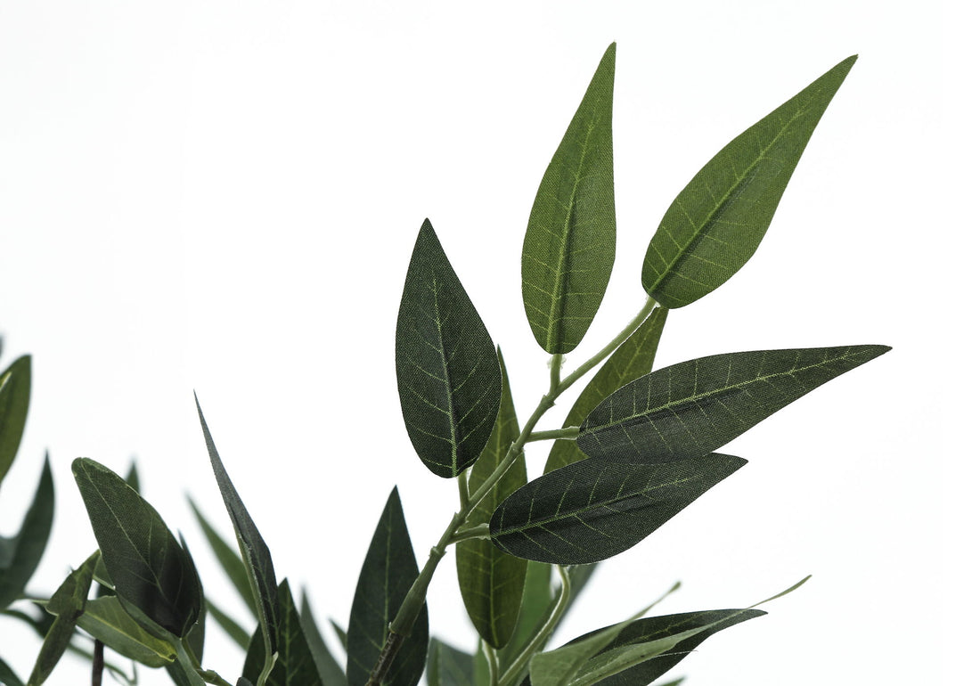 47&quot; Tall, Artificial Plant, Acacia Tree, Indoor, Faux, Fake, Floor, Greenery, Potted, Silk, Decorative - Green / Black
