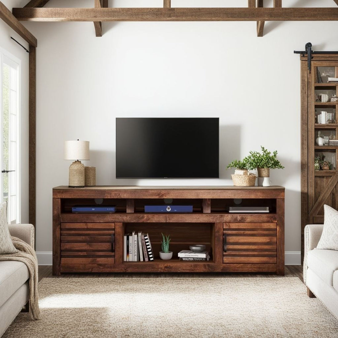 Sausalito - Console TV Stand For TVs Up To 85&quot; - Whiskey