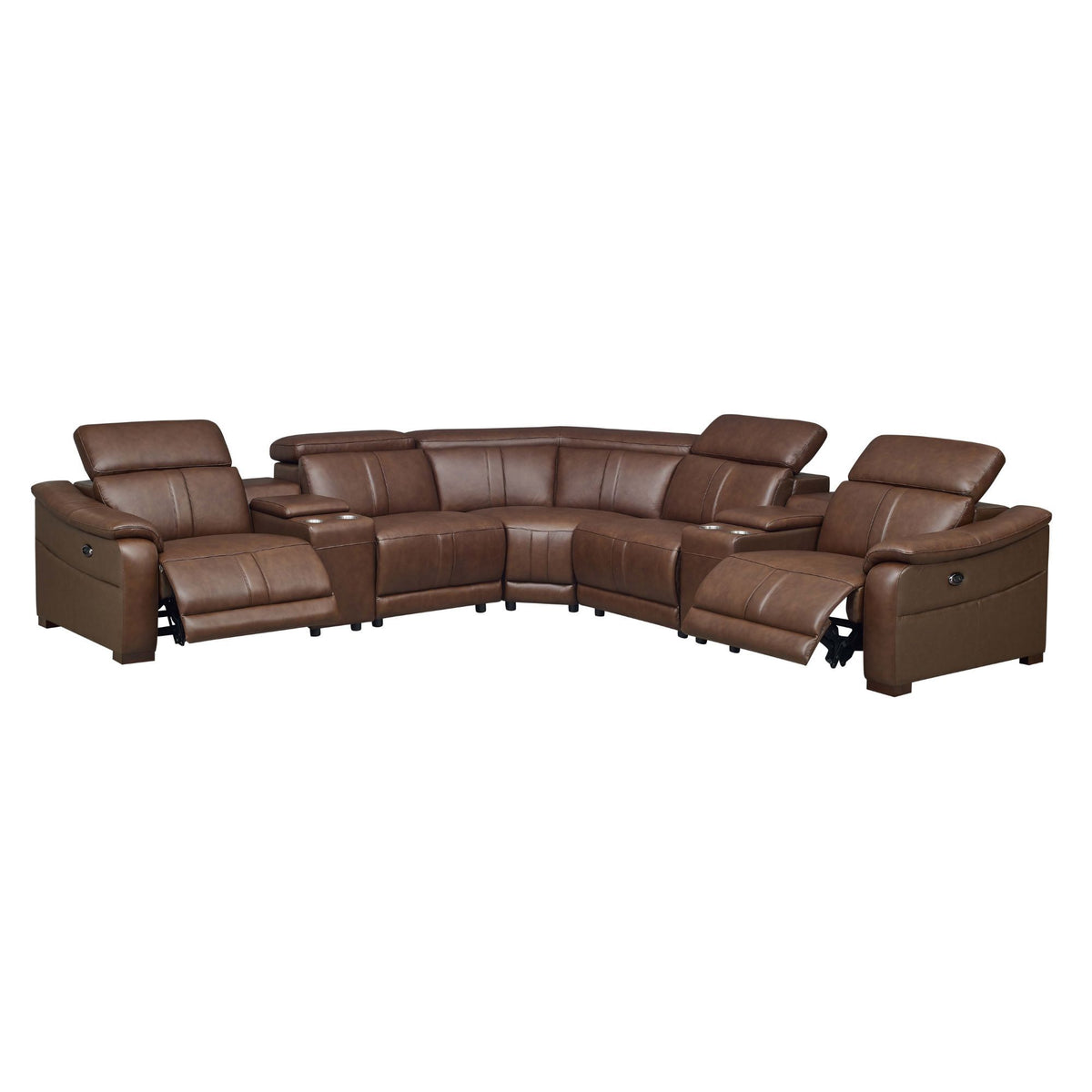 Modular Sectional &amp; Recliner Seat And Adjustable Headrest